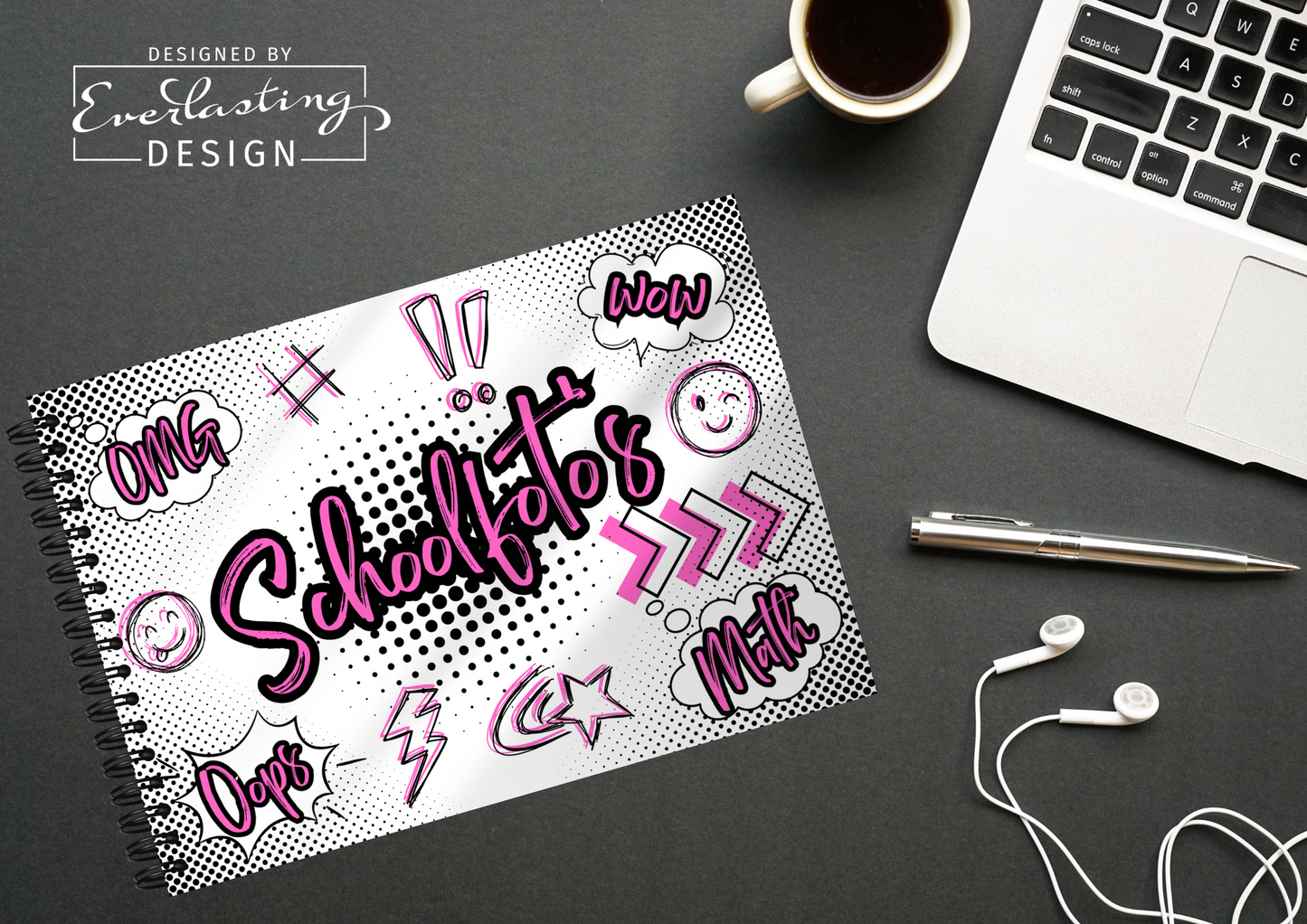 Schoolfotoboek Graffiti School - A4 liggend