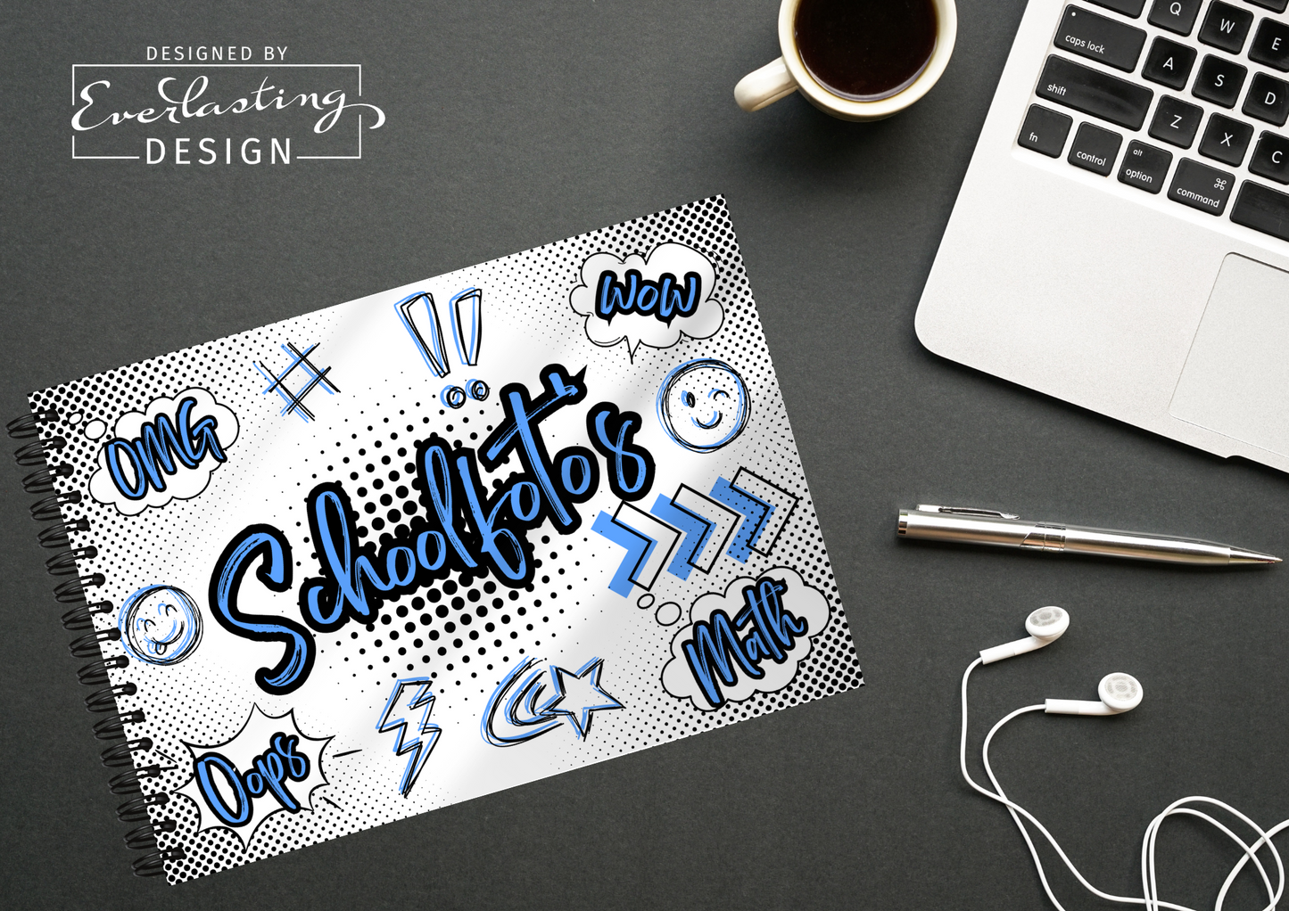 Schoolfotoboek Graffiti School - A4 liggend