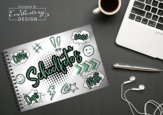 Schoolfotoboek Graffiti School - A4 liggend