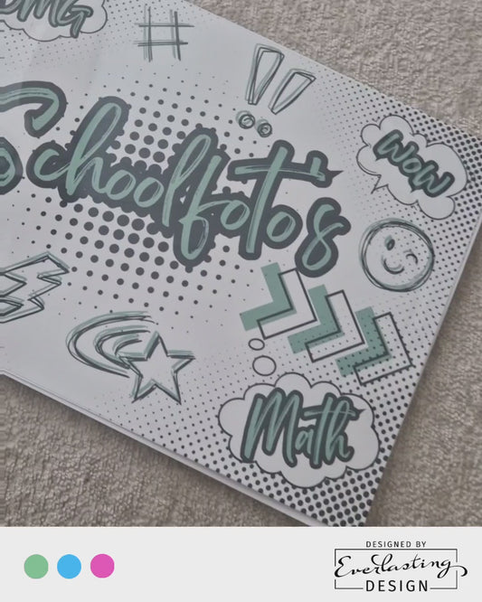 Schoolfotoboek Graffiti School - A4 liggend