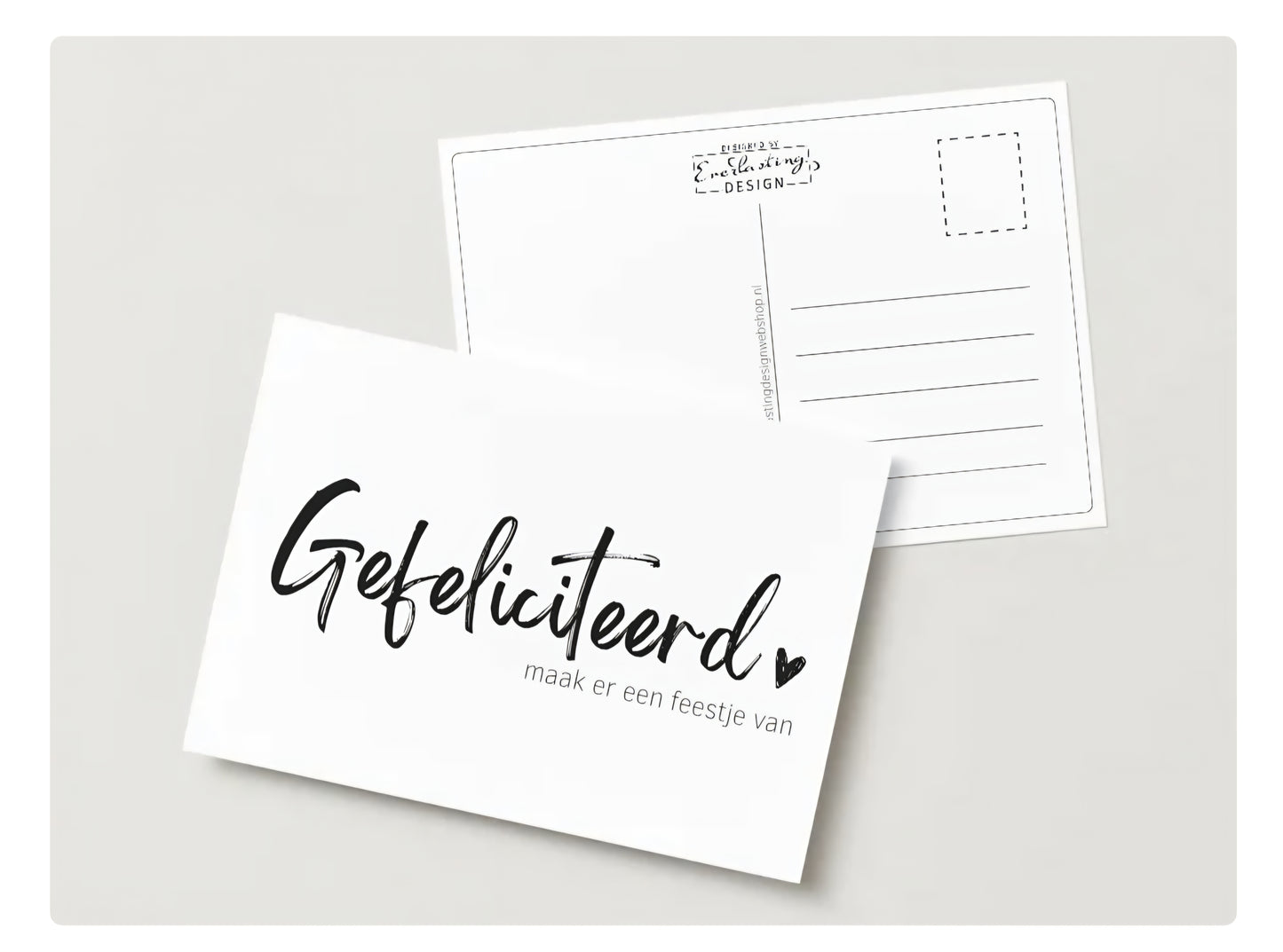 Wenskaarten A6 - set van 10 stuks