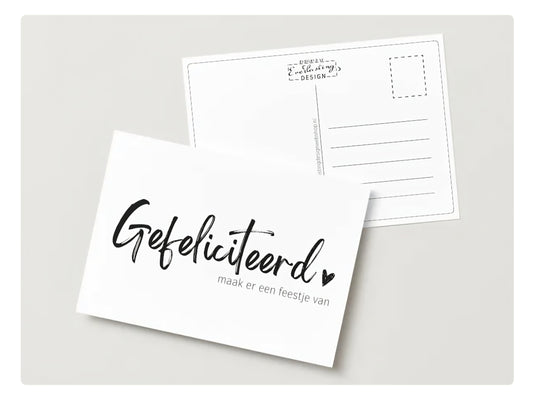 Wenskaarten A6 - set van 10 stuks