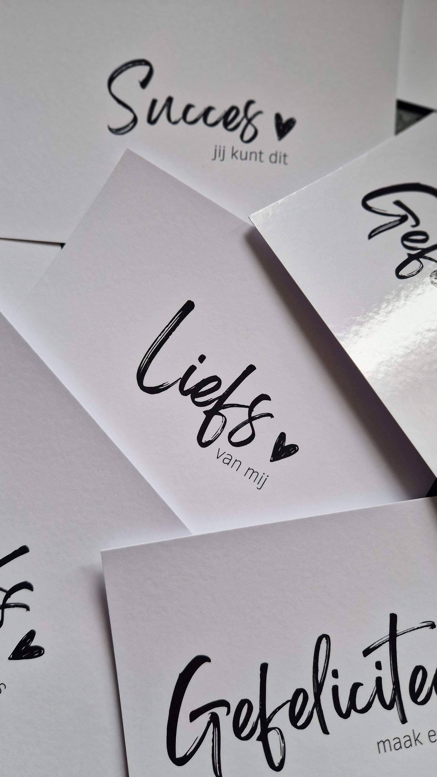 Wenskaarten A6 - set van 10 stuks