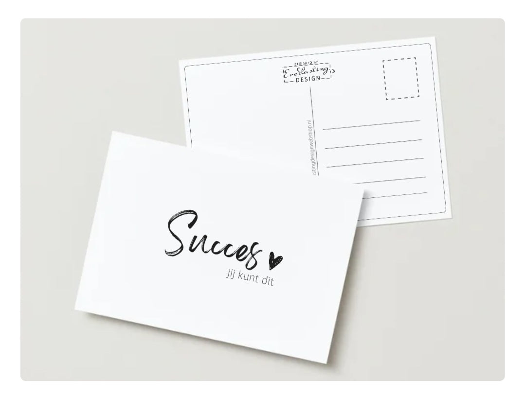 Wenskaarten A6 - set van 10 stuks